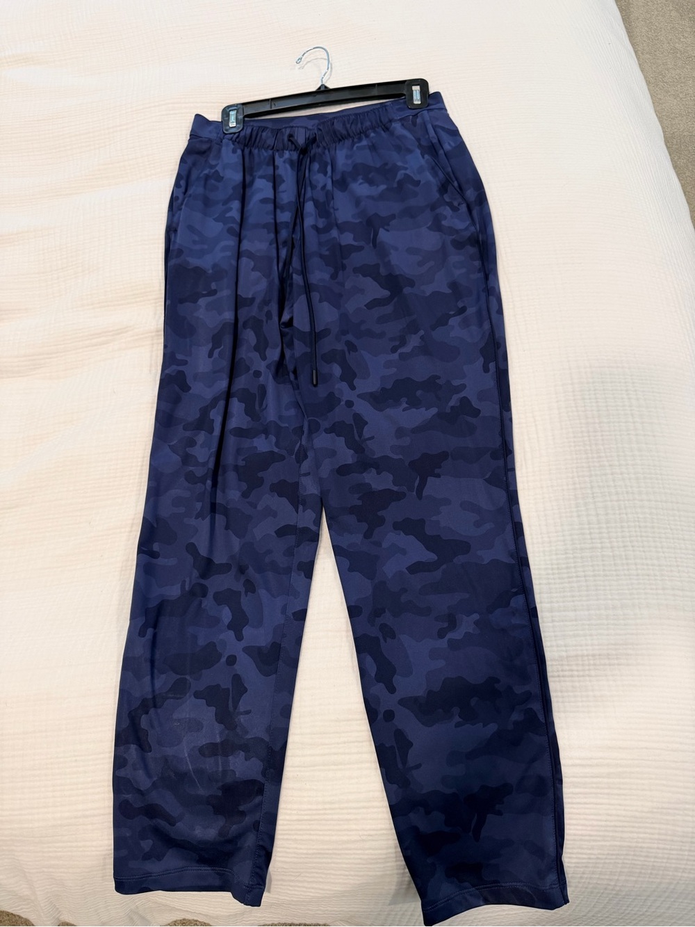 Women’s G/FORE Navy Blue Camo Golf Jogger Pants - Casual Drawstring Waist